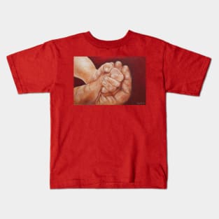 Embraced by safety Kids T-Shirt